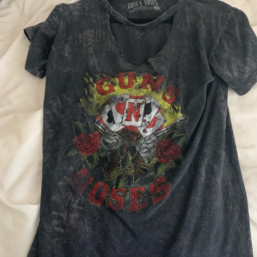 Guns & Fire merch shirt